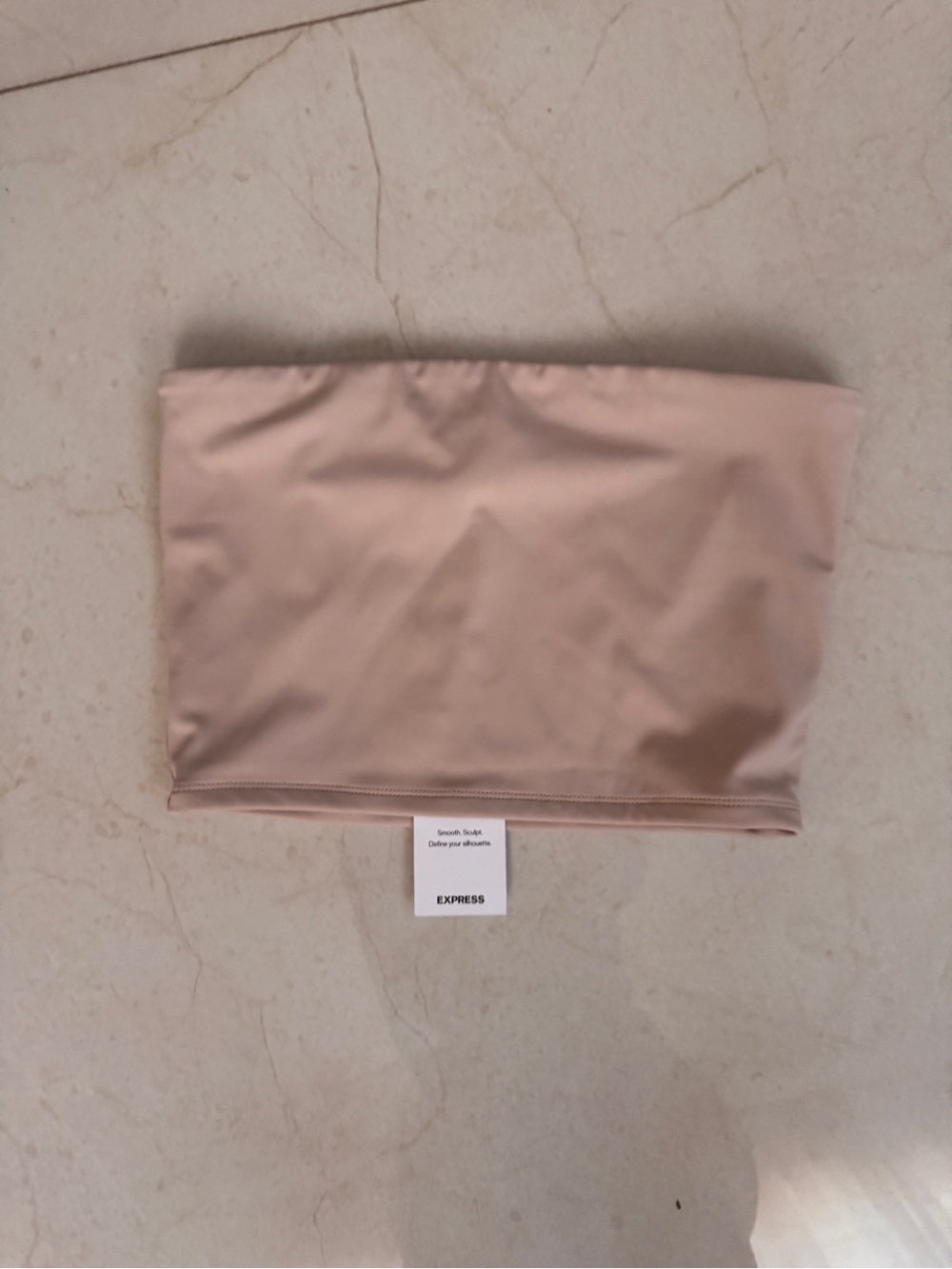 Express nude Strapless Bandeau Top
